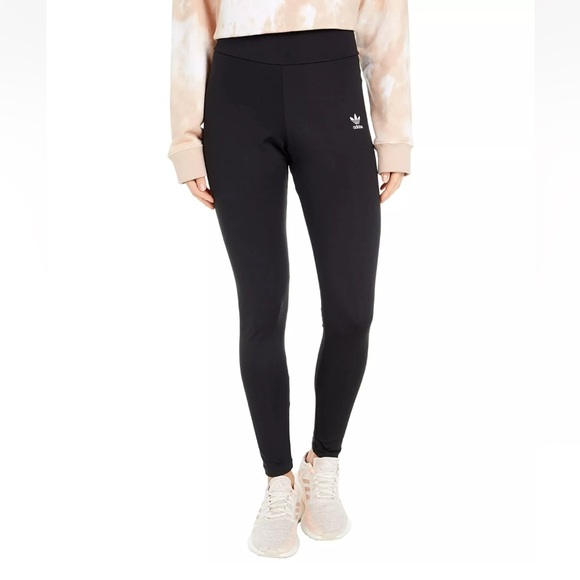 NWOT Woman's adidas Originals High-waisted Leggings - Black - XS - Picture 2 of 7